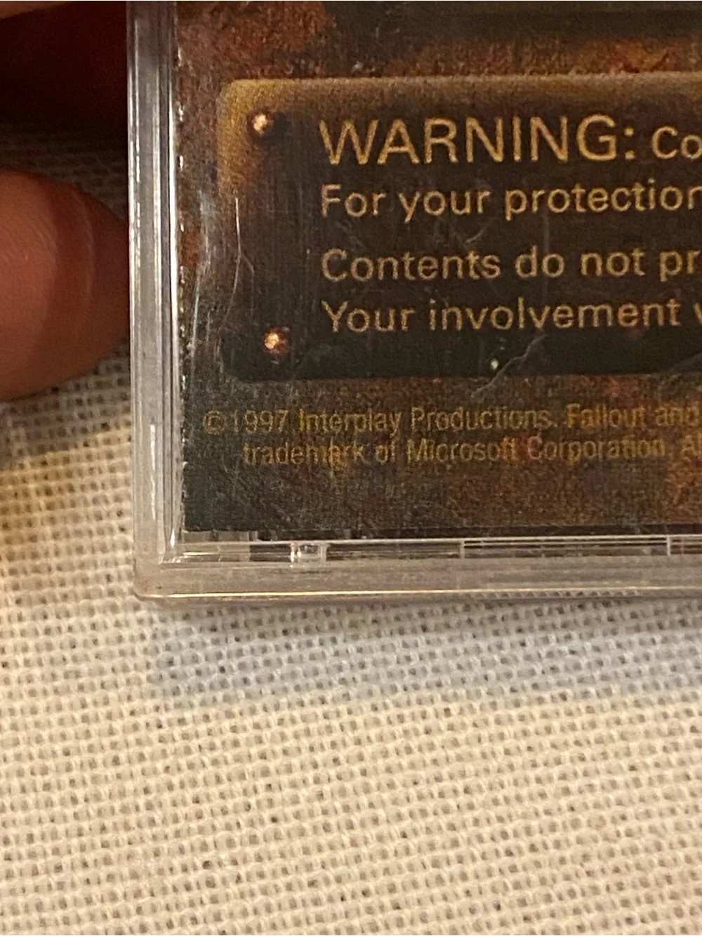 Fallout (PC: Windows, 1997) Original Disc